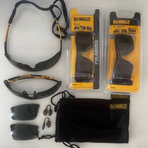 LOT Dewalt 4 Pairs DPG99 Polarized Safety Glasses Protective Eyewear Sunglasses